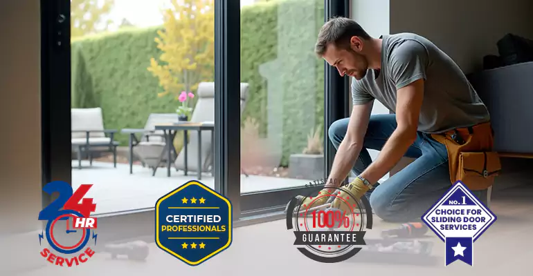 Andersen Patio Door Vinyl Repair in Tamarac