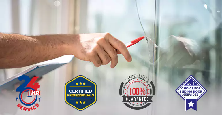 Sliding Glass Door Track Repair in Tamarac